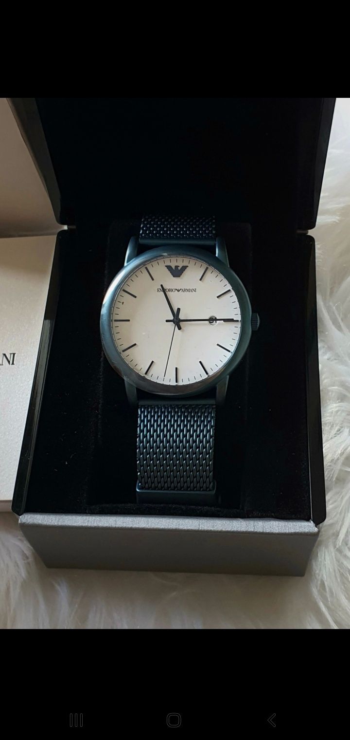 Nowy zegarek Emporio Armani oryginalny granatowy