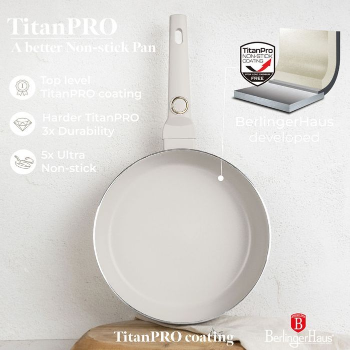 Wok Patelnia Flip Tytanowa 26Cm Berlinger Haus Bh-8059 Sahara