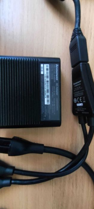 Zasilacz do komputera Lenovo 20V zapalniczka dodatkowow zestawie
