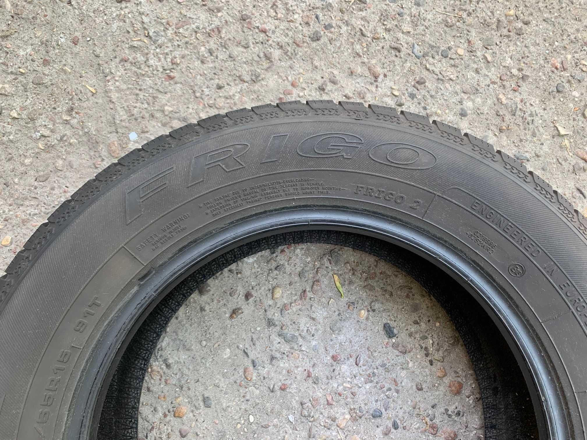 2x opony zimowe DĘBICA FRIGO 2 - 195/65R15 91T - 5mm - 2016r.