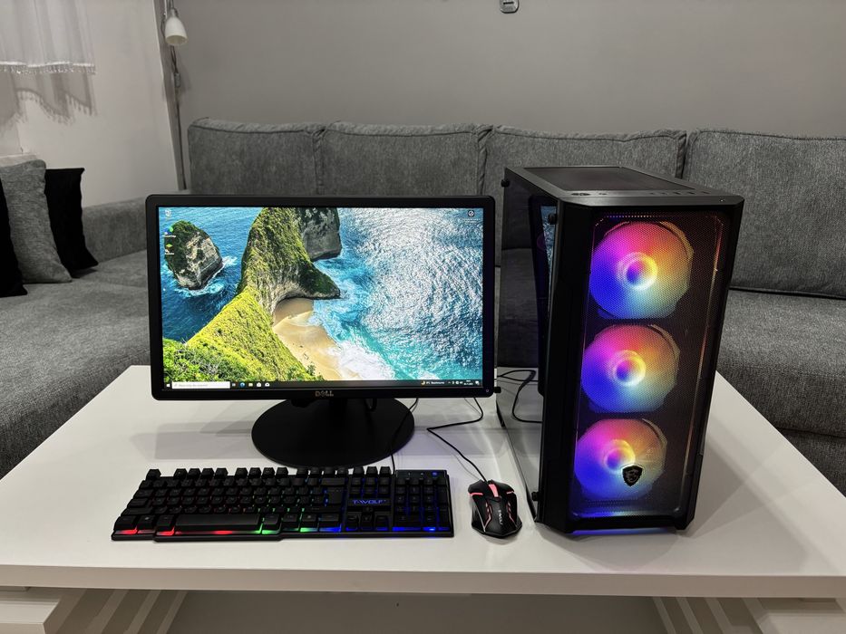 Komputer i7-6700 | GTX 1660 6GB |SSD 500|HDD|16 RAM|GAMINGOWY| Monitor