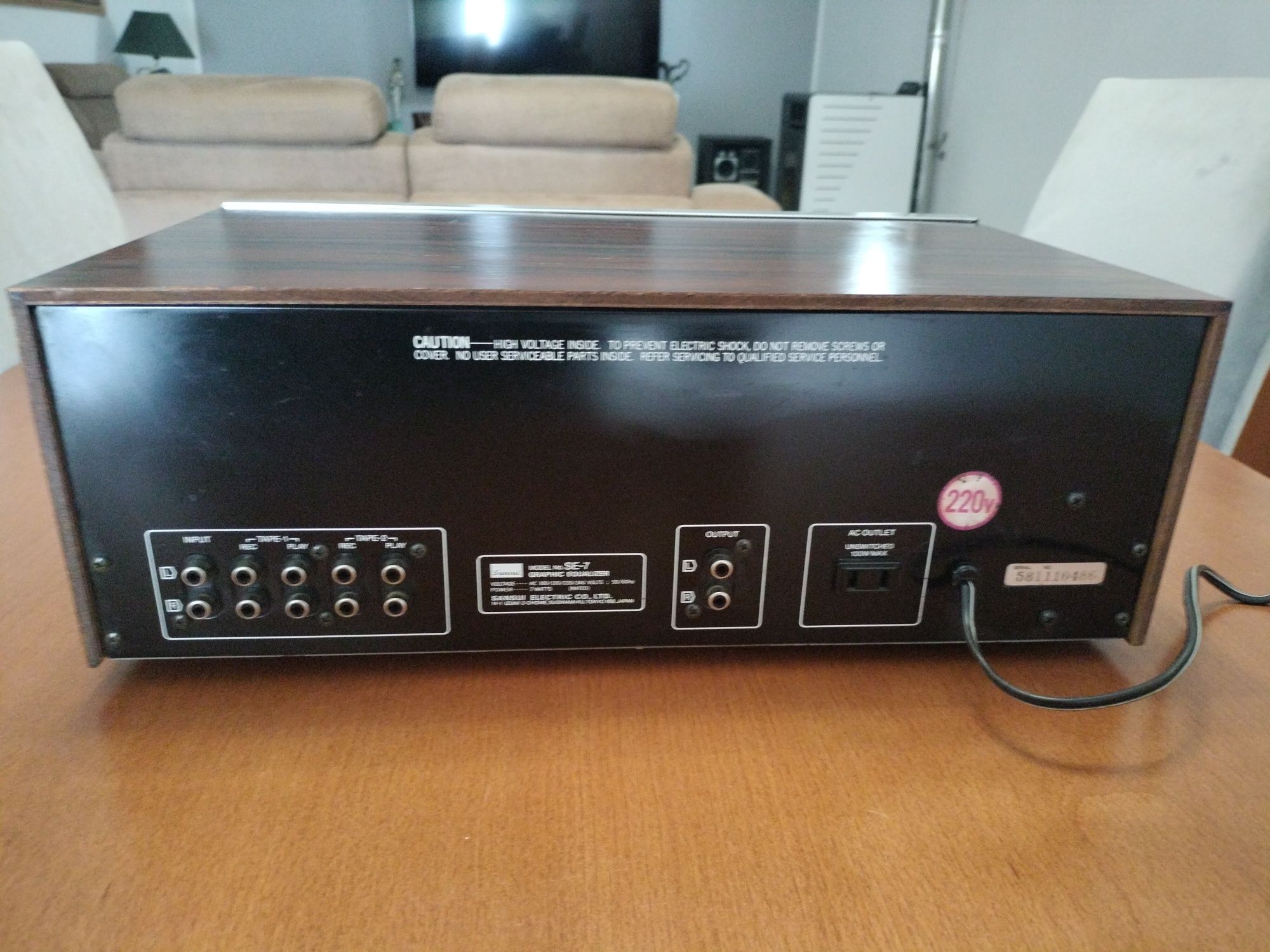 Equalizador Sansui SE-7