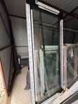 okno balkonowe aluminiowe 960x2570 czarne
