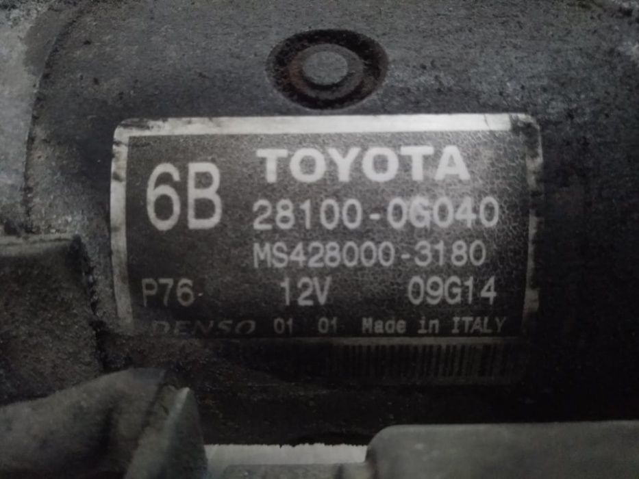 Toyota Rav4 2.2 Diesel D3d - Motor de Arranque