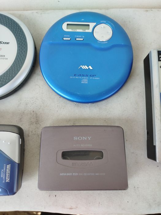 Stare walkmany odtwarzacze