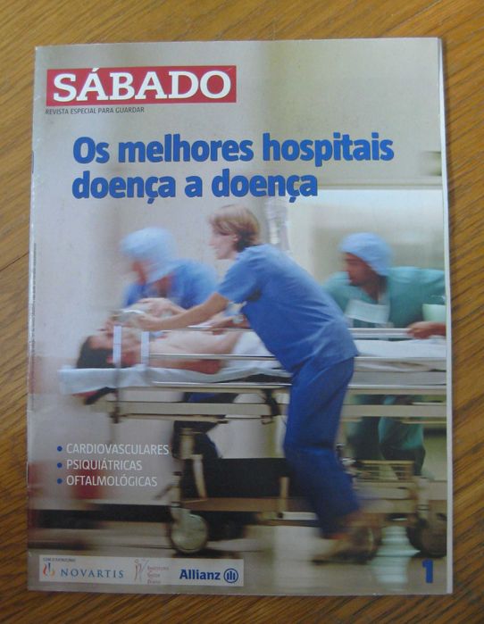 Revistas Sabado Antigas com Os Melhores Hospitais para Cada Doença