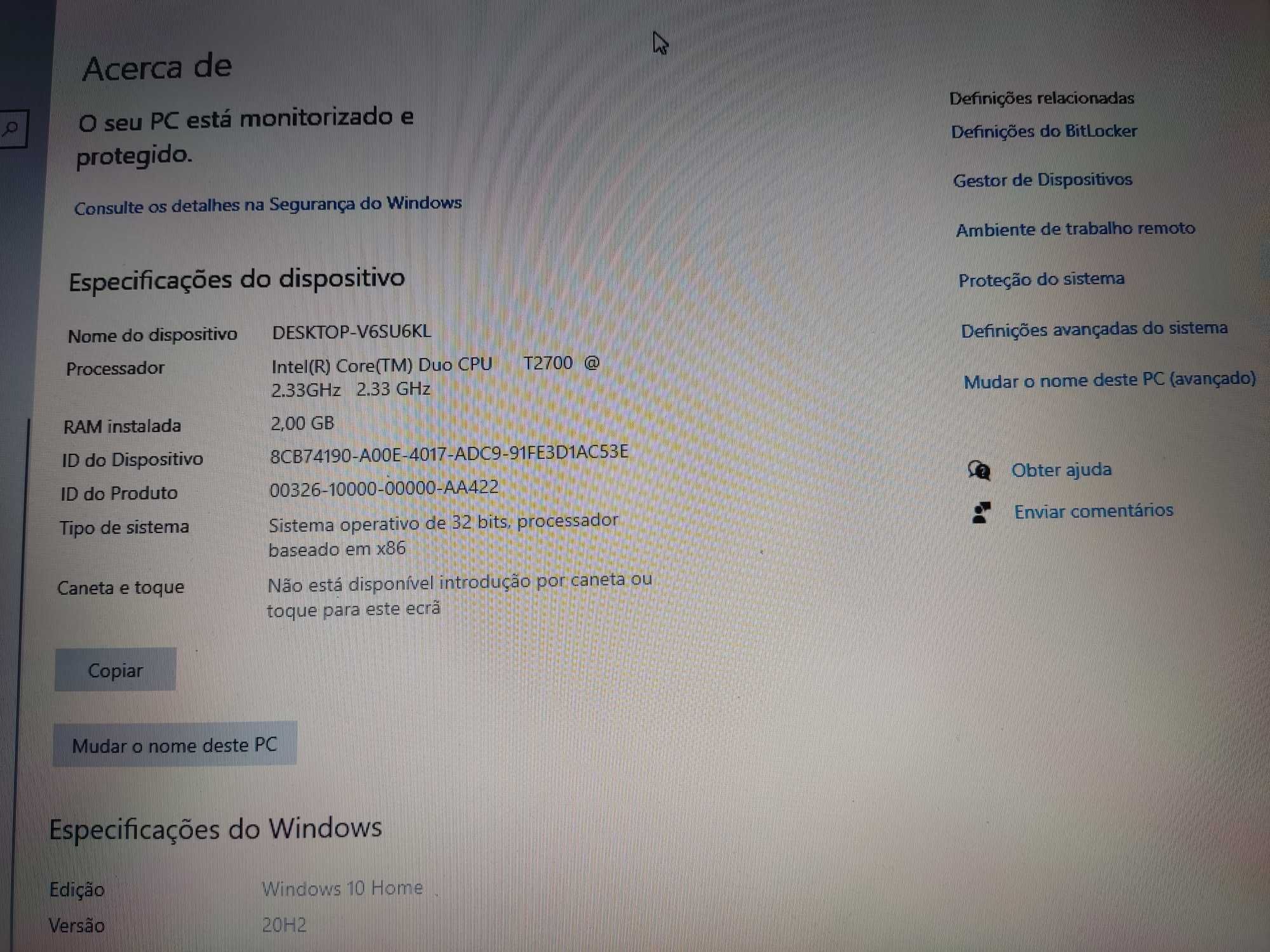 Computador HP usado