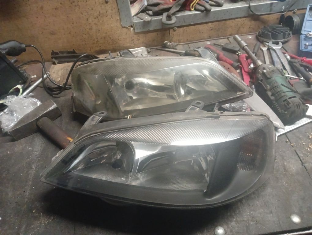 Opel Astra g lampy przednie tylne