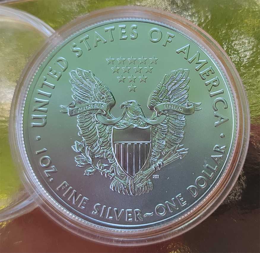 Американський Срібний Орел 1 долар 2021 Срібло 999 1 унція 31,1 г