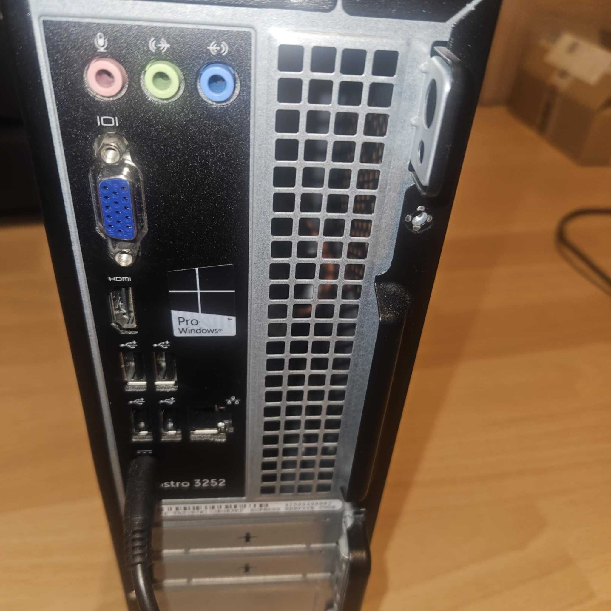 Zestaw komputerowy do Pracy: 4 Rdzenie/4 GB Ram/SSD 128GB/W10/Wi-Fi