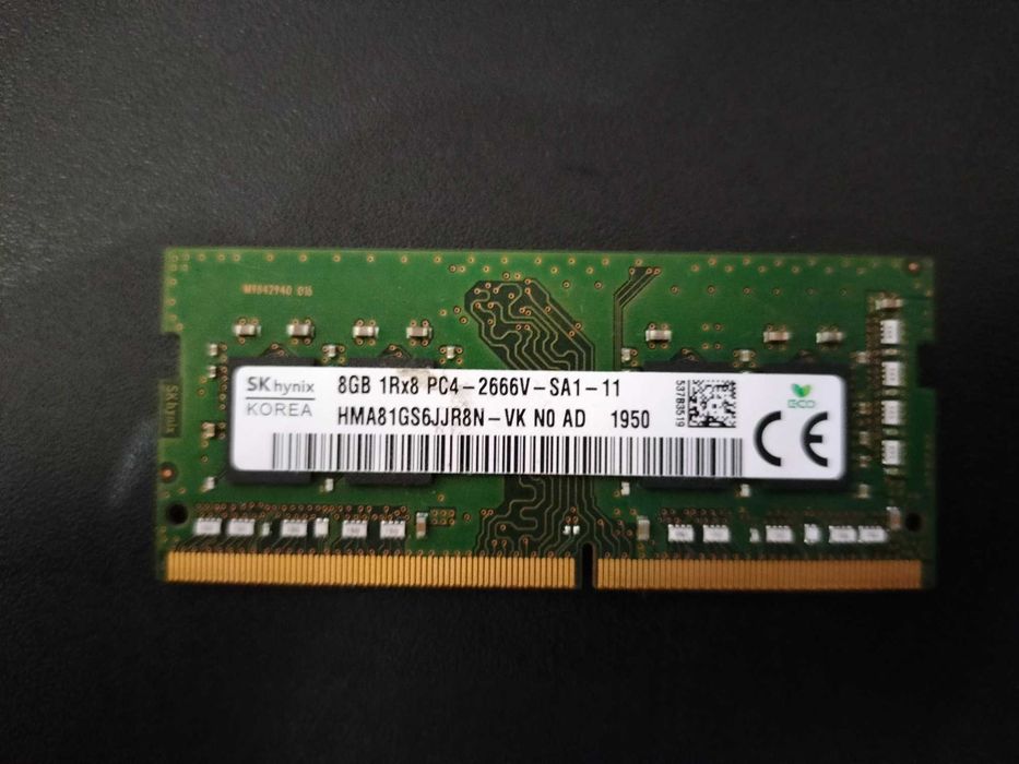 Оперативна пам'ять для ноутбука 8GB DDR 4