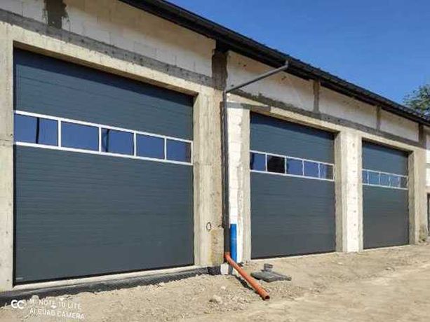 Brama garażowa segmentowa 3000x2500 antracyt z automatem i GWARANCJĄ
