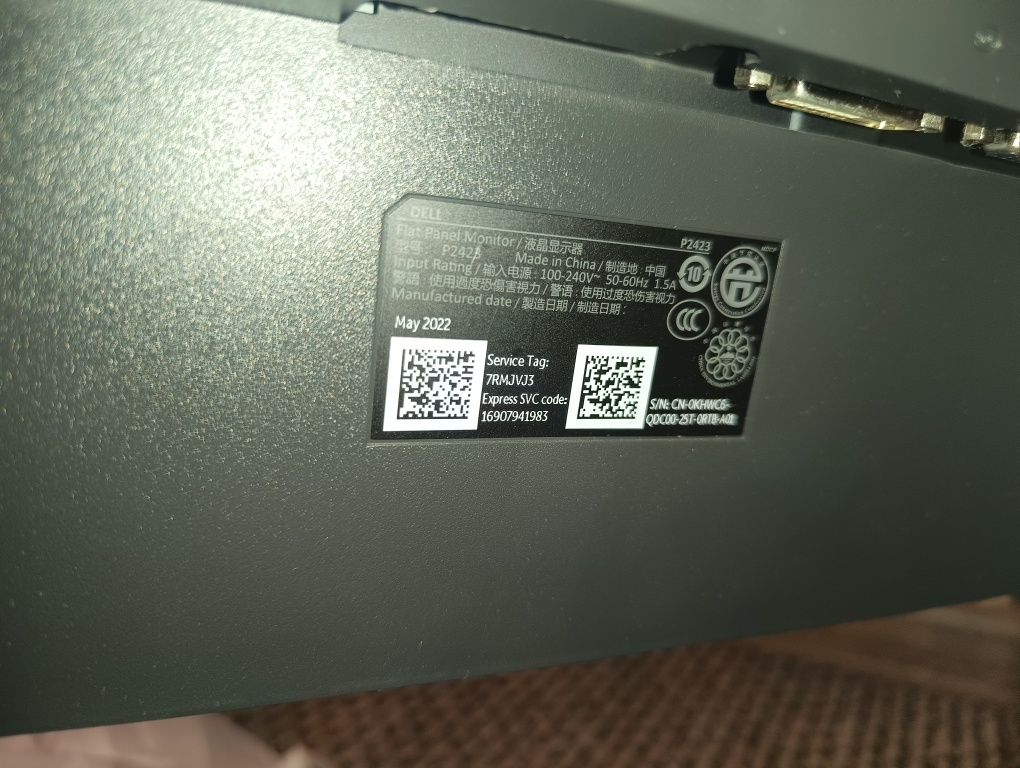 Monitor Dell 24"