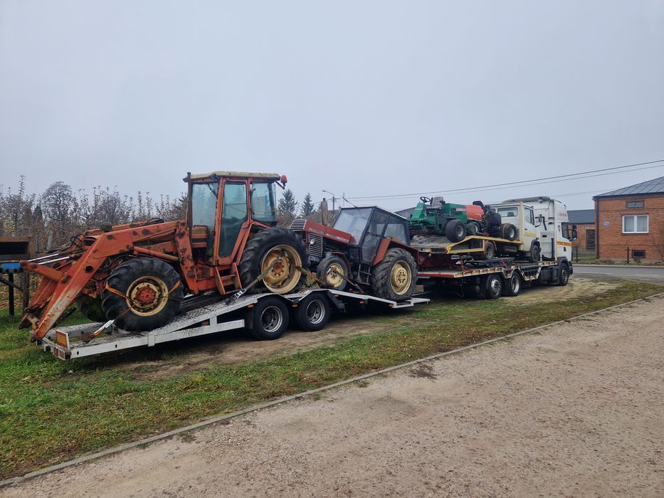 Transport niskopodwoziowy laweta transport maszyn niskopodwozie