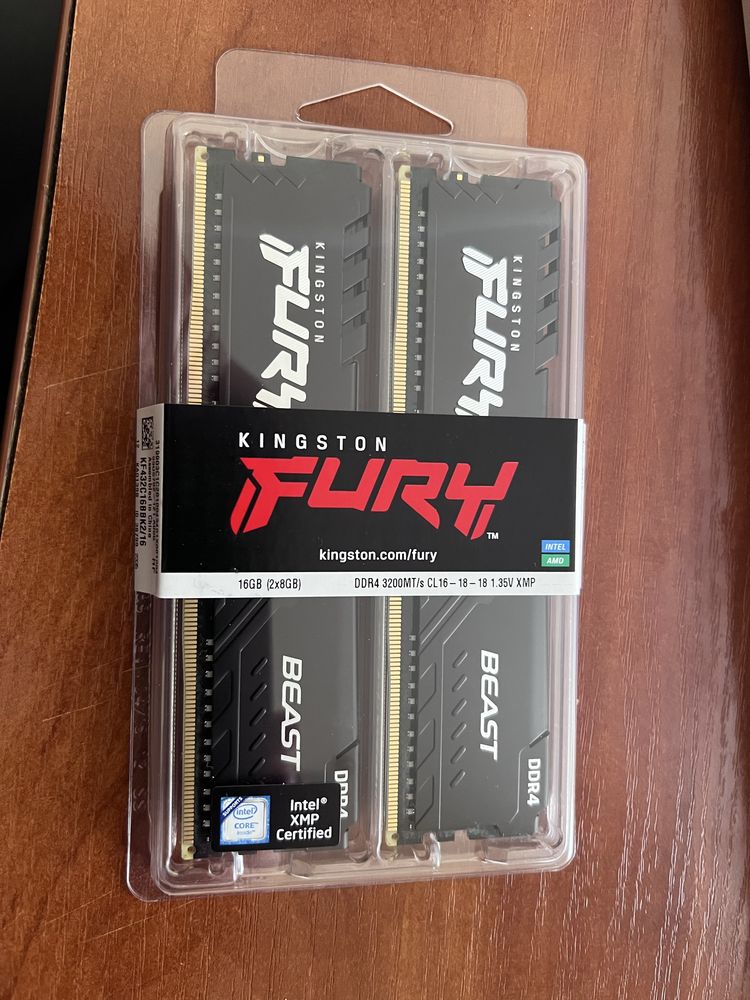 Оперативна пам’ять Kingston Fury DDR4-3200 16gb