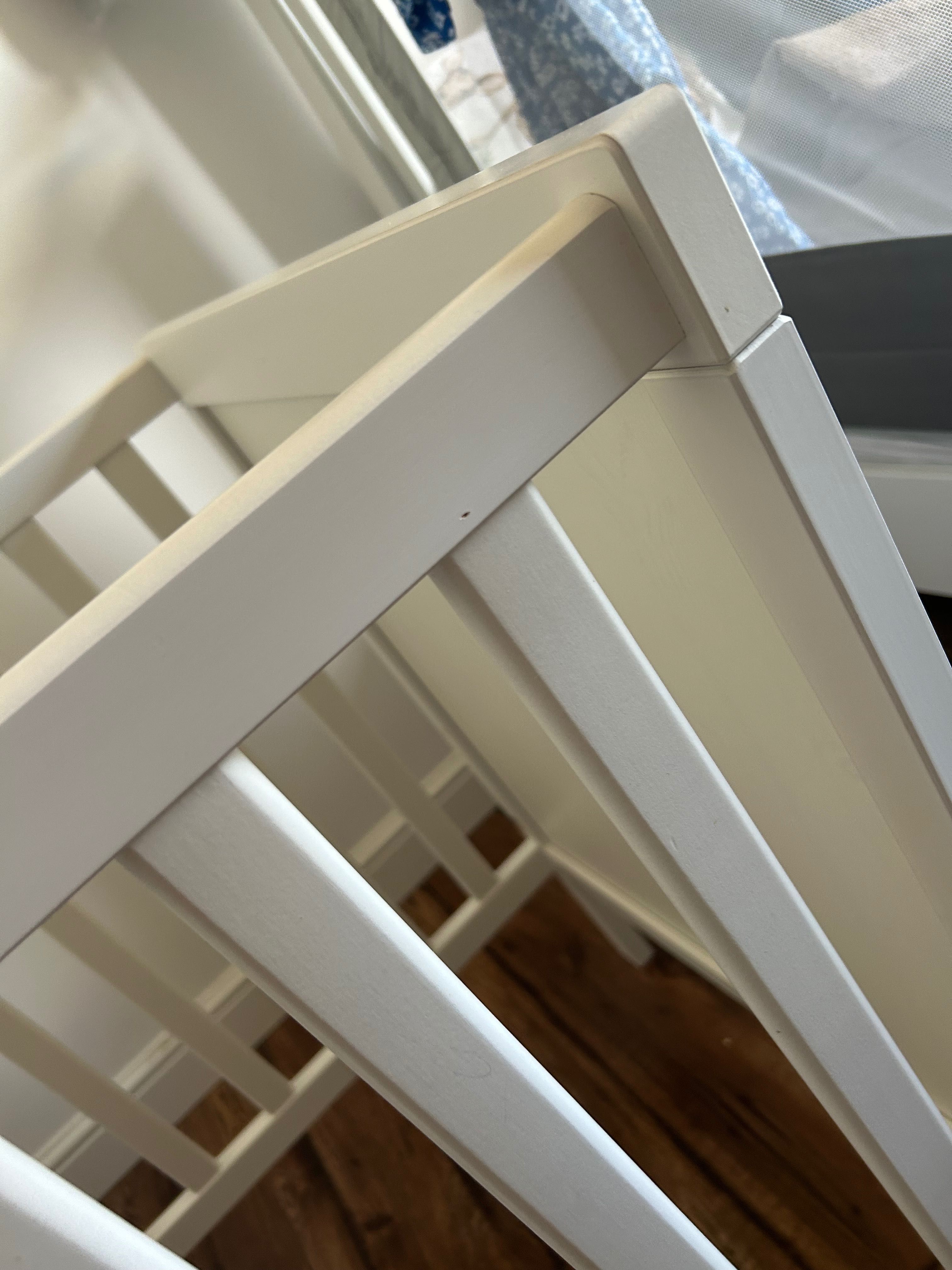 Łóżeczko ikea z nowym materacem