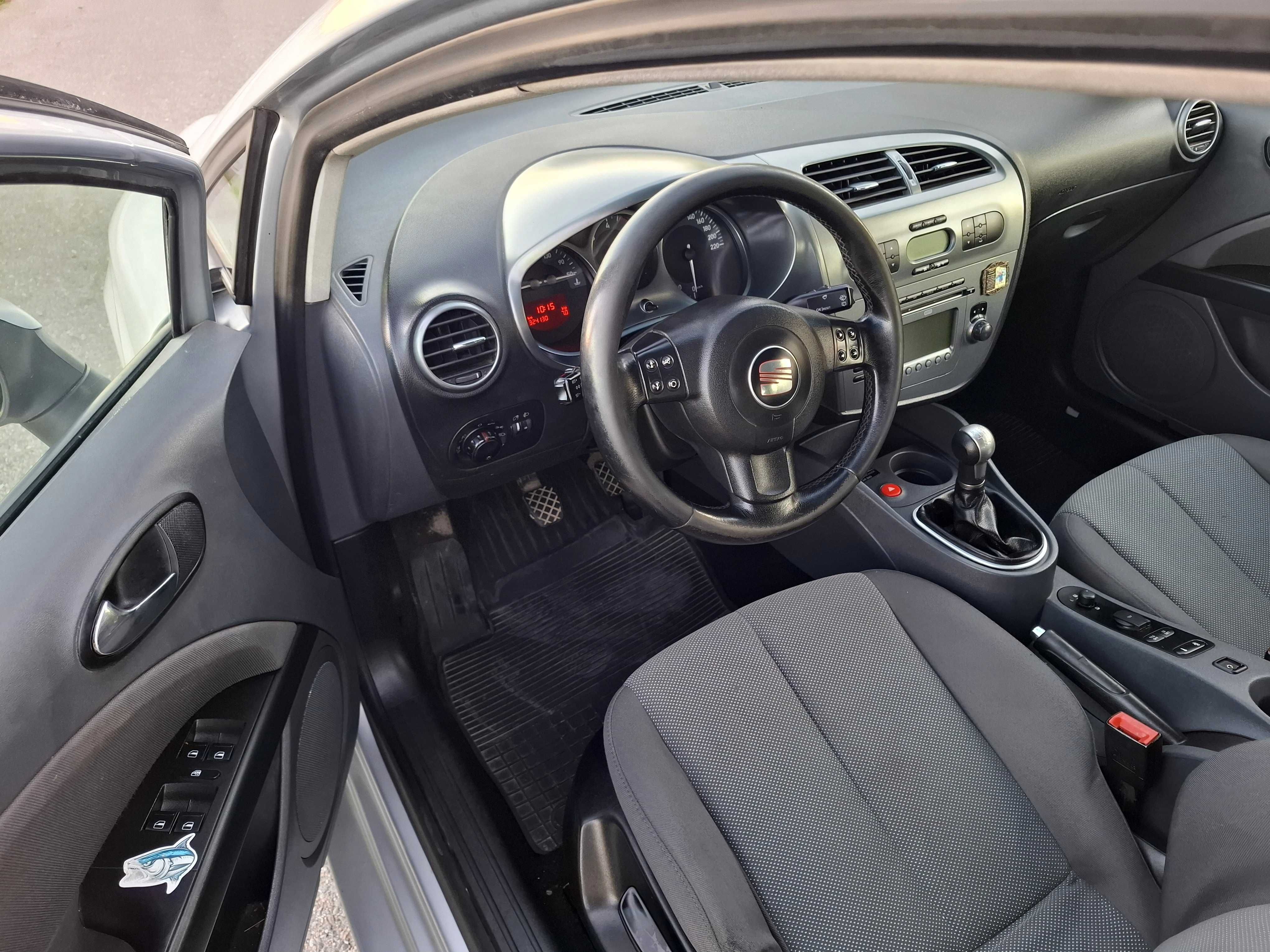 Seat Leon II 1.9 TDI 105KM 2007r Klima Tempomat PDC Alu