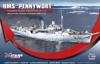 HMS "PENNYWORT" Brytyjska Korweta klasy Flower K111 model do sklejania