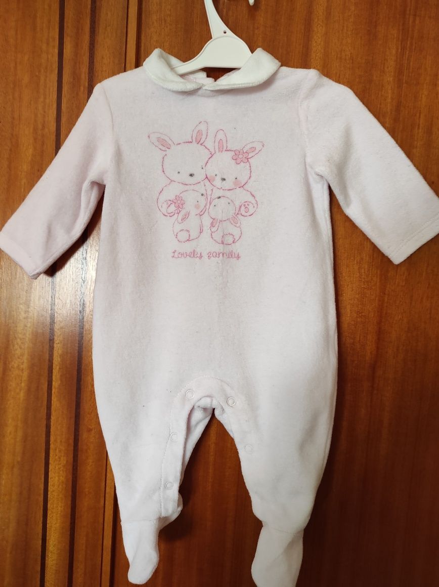 7 Babygrows 1/3 M prénatal como novos