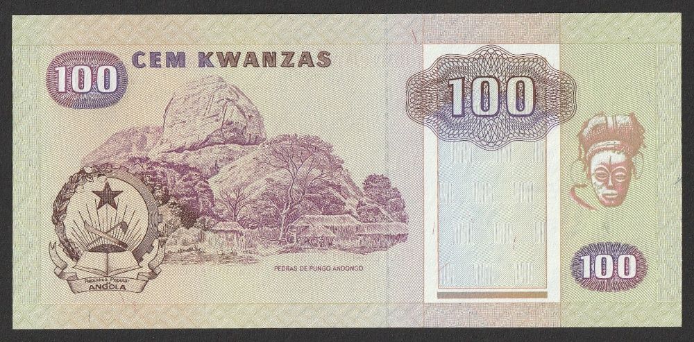 Angola 100 kwanzas 1991 - stan bankowy UNC