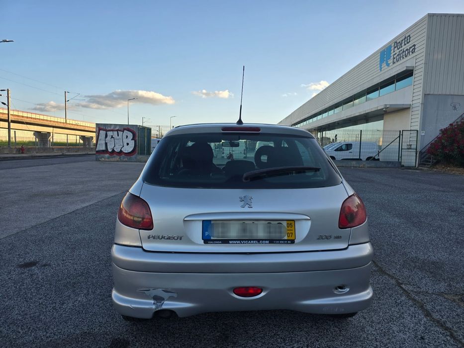 Peugeot 206 1.4hdi Black & Silver