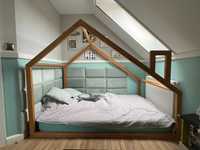 Łóżko dziecięce w kształcie domku , łóżko domek  do materaca 160x200