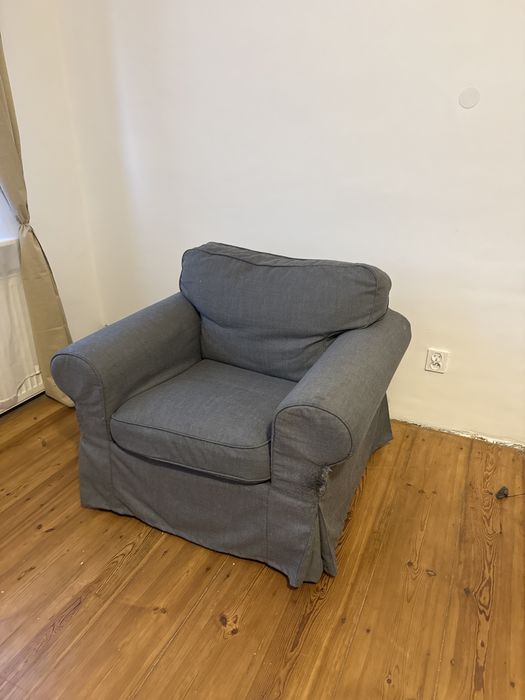 Fotel Ikea Ektorp szary
