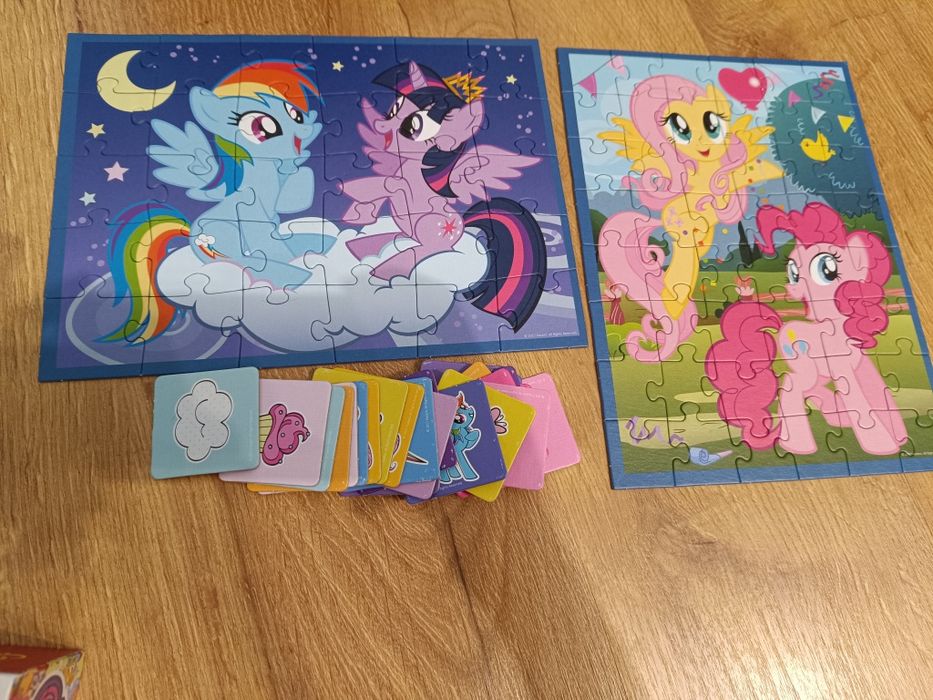 Kucyki ponny puzzle + gra memory