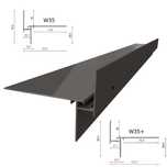 PROFIL W 35 +  Okapowy Prosty  RENOPLAST Taras Wentylowany