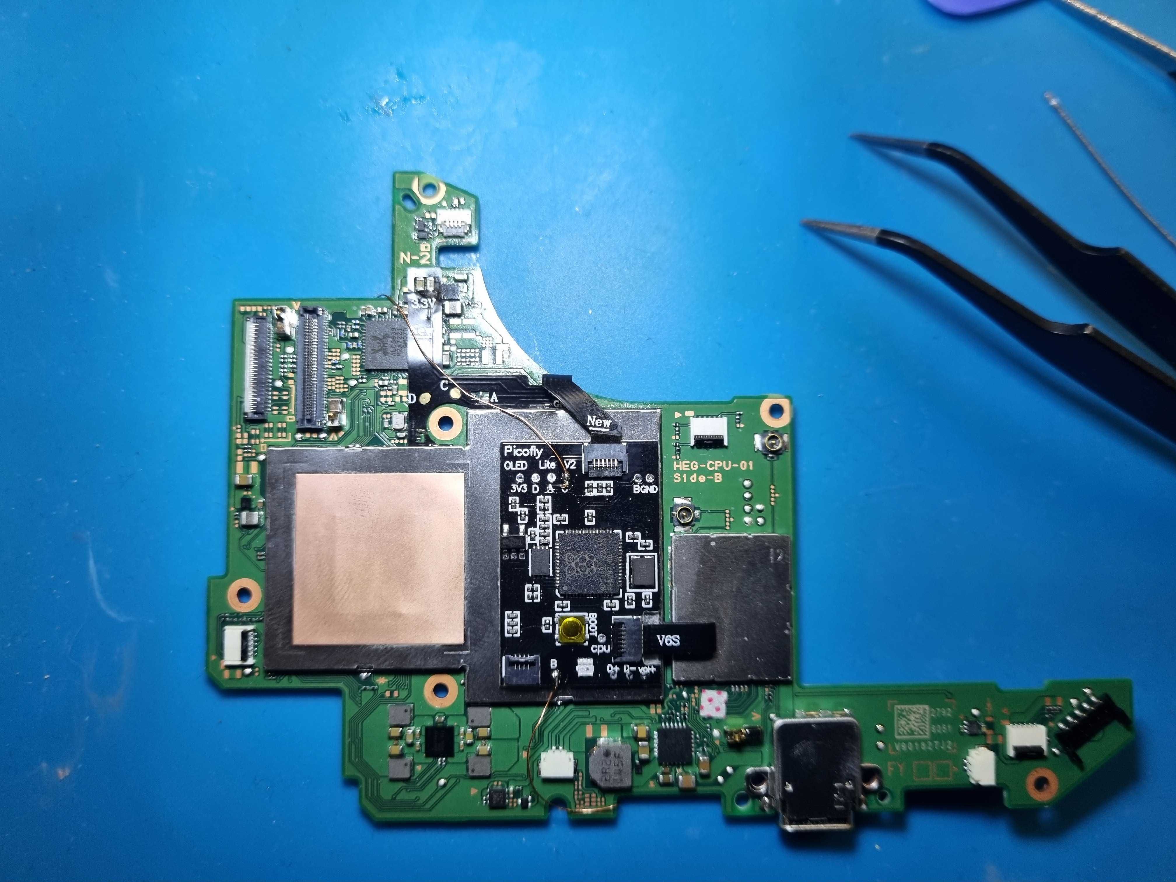 Modchip Picofly RP2040 oryginalny do Nintendo OLED