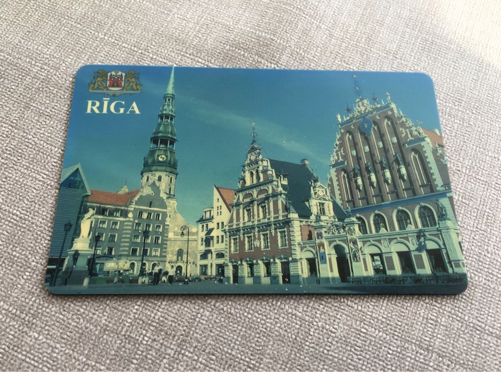 Magnes na lodówkę z Rygi, Łotwy - Ryga Riga Łotwa