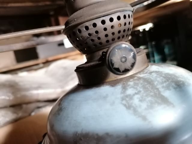 Stara stylowa lampa naftowa antyk