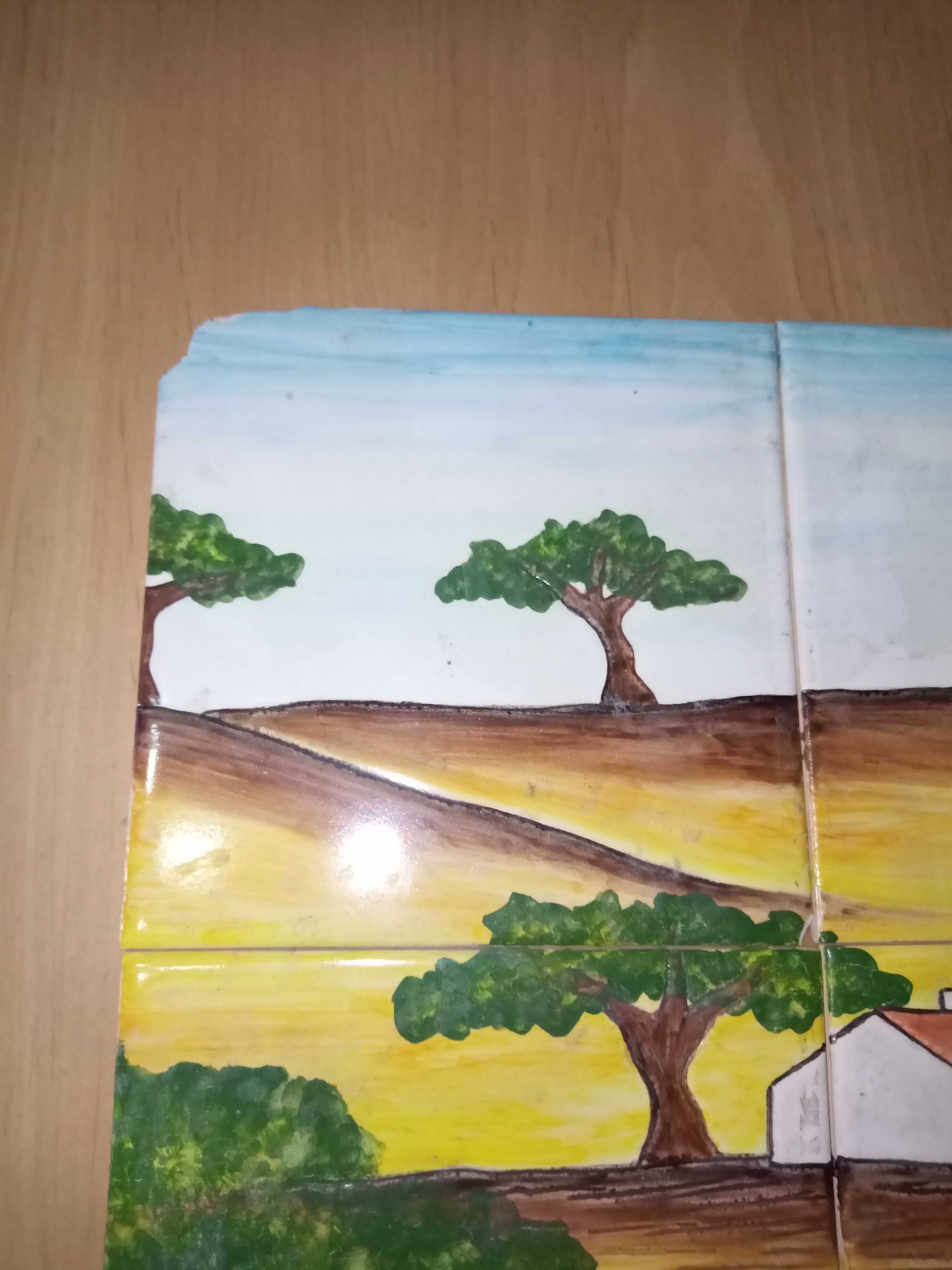 Quadro azulejos monte