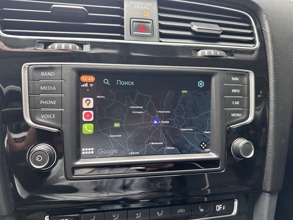 Магнітола, мультімедія, екран volkswagen golf 7