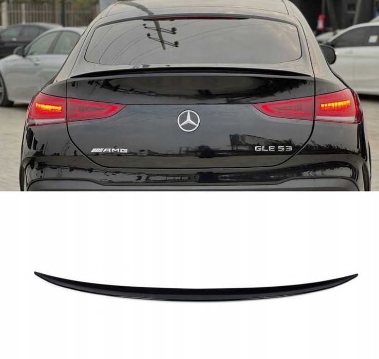 Spoiler Lotka Mercedes GLE W167 C167 CZARNY POŁYSK / CARBON