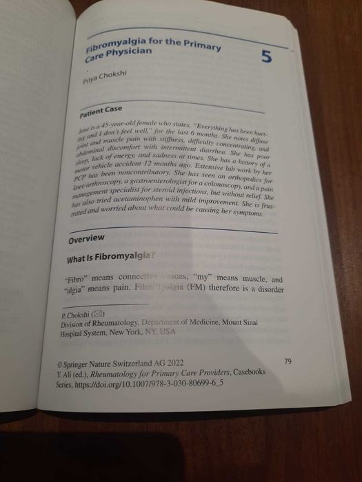 Rheumatology for Primary Care Providers clinical casebook - NOVOS - 2V