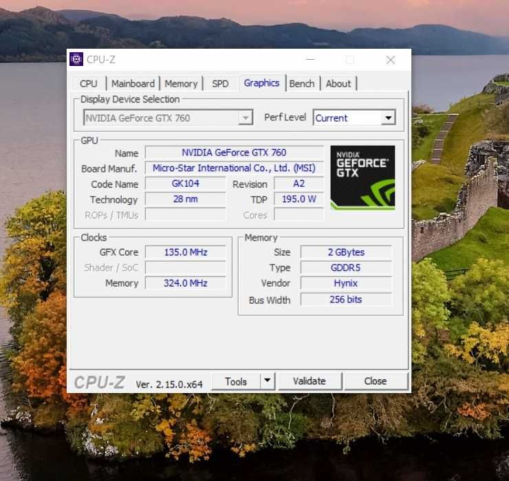 karta graficzna nvidia MSI GTX760 OC 2GB/256 DDR5 VGA PCX