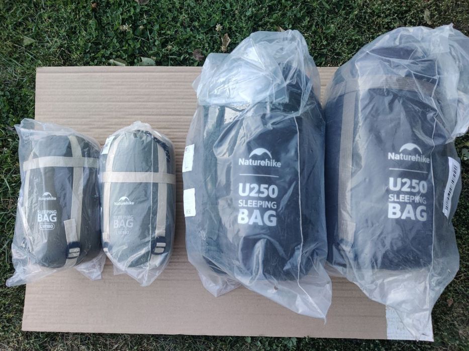 Спальний мішок Naturehike — U150, U250, LW180 (W180) Якісні спальники