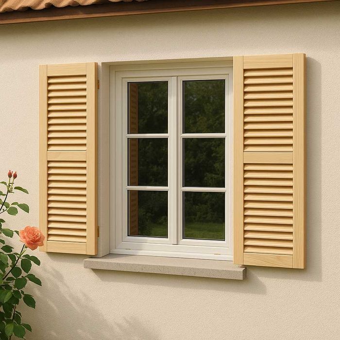 Okiennice drewniane na wymiar.