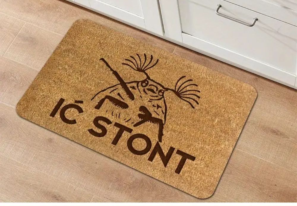 Świetny chodnik miękka mata w zabawny print
