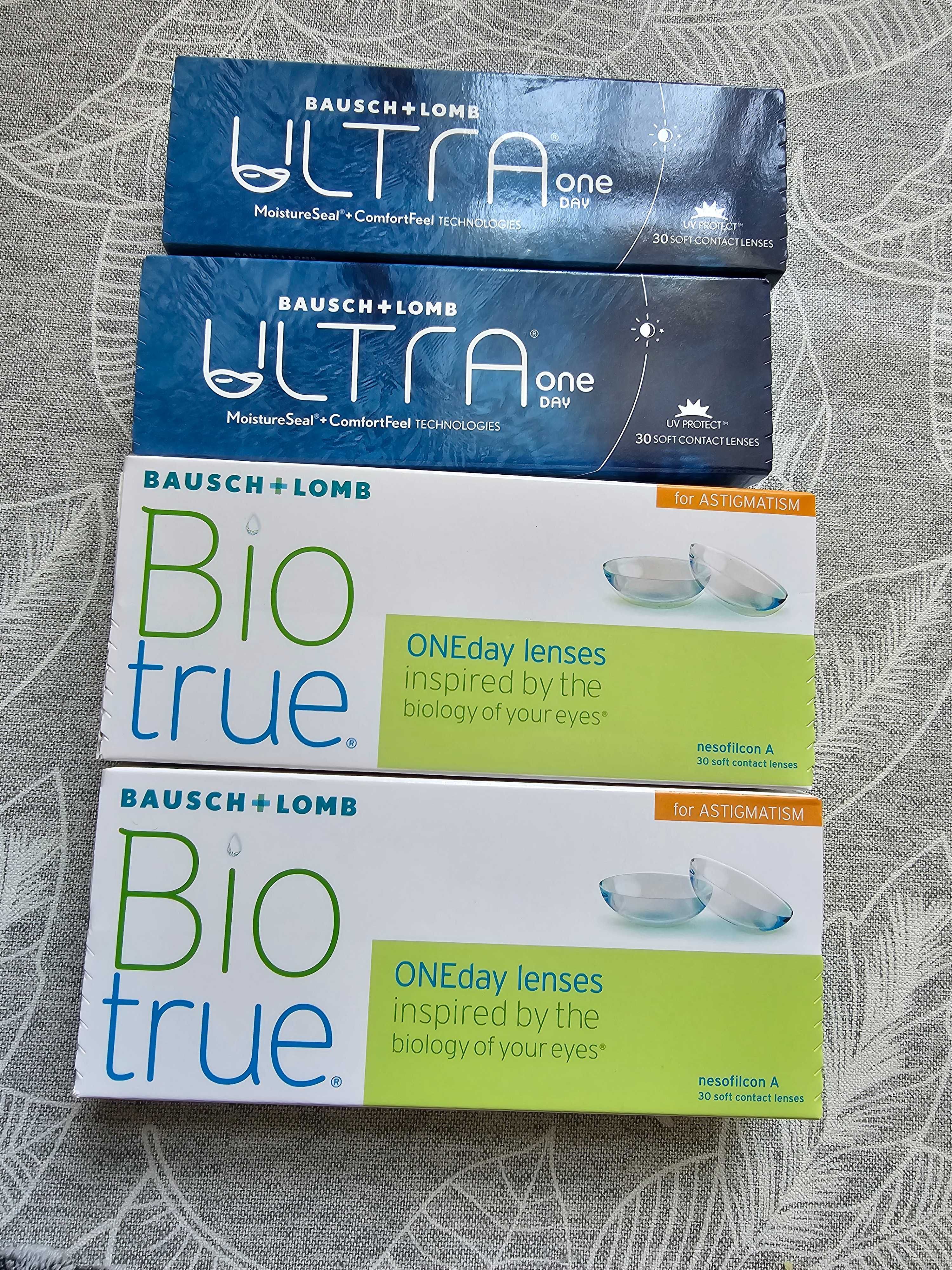 Лінзи контактні Ultra One Day та Biotruo ONEday for Astigm