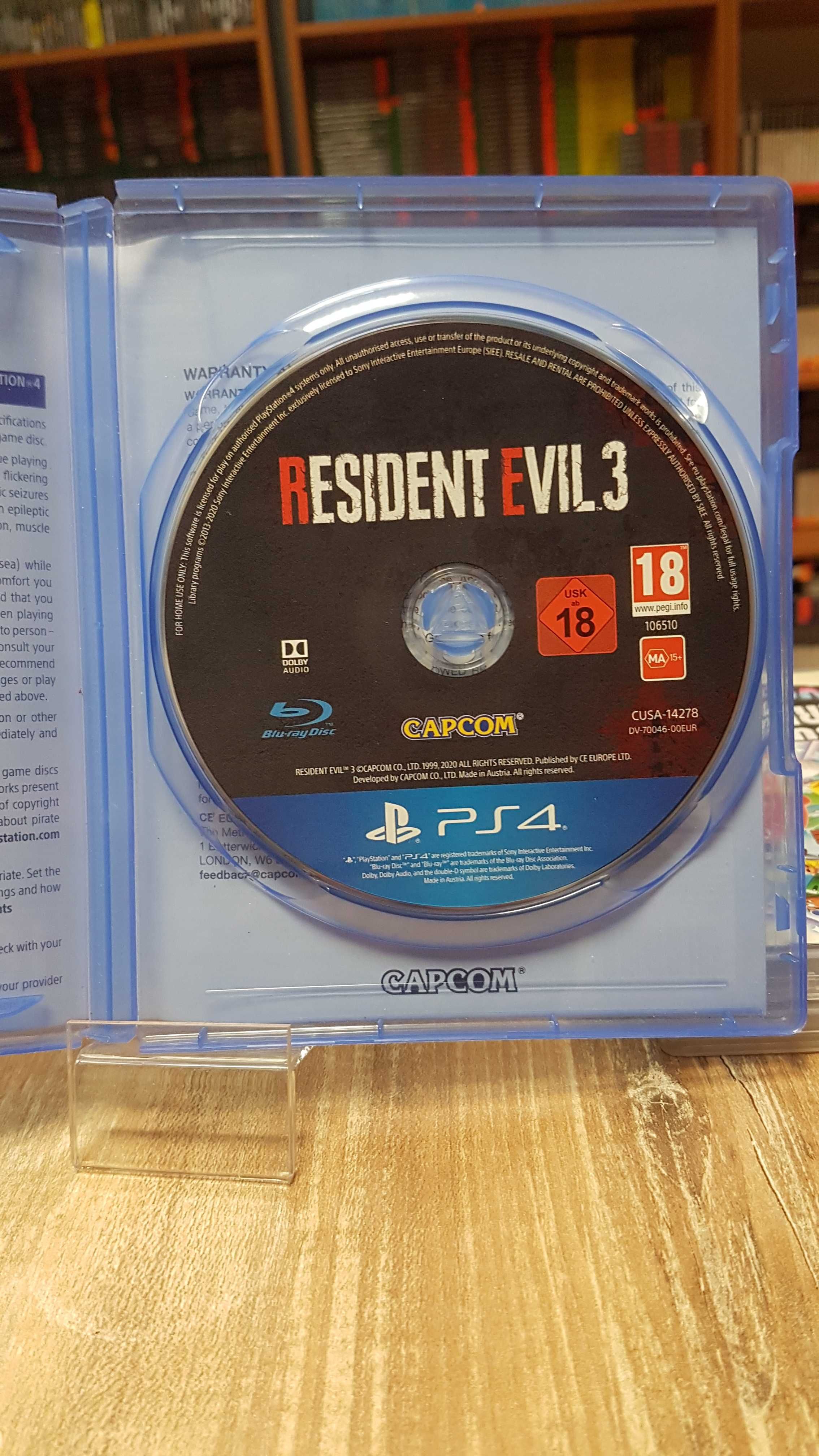Resident Evil 3 PS4 Sklep Wysyłka Wymiana