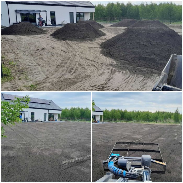 usługi minikoparką  koparką   glebogryzarka  frezowanie odśnieżanie