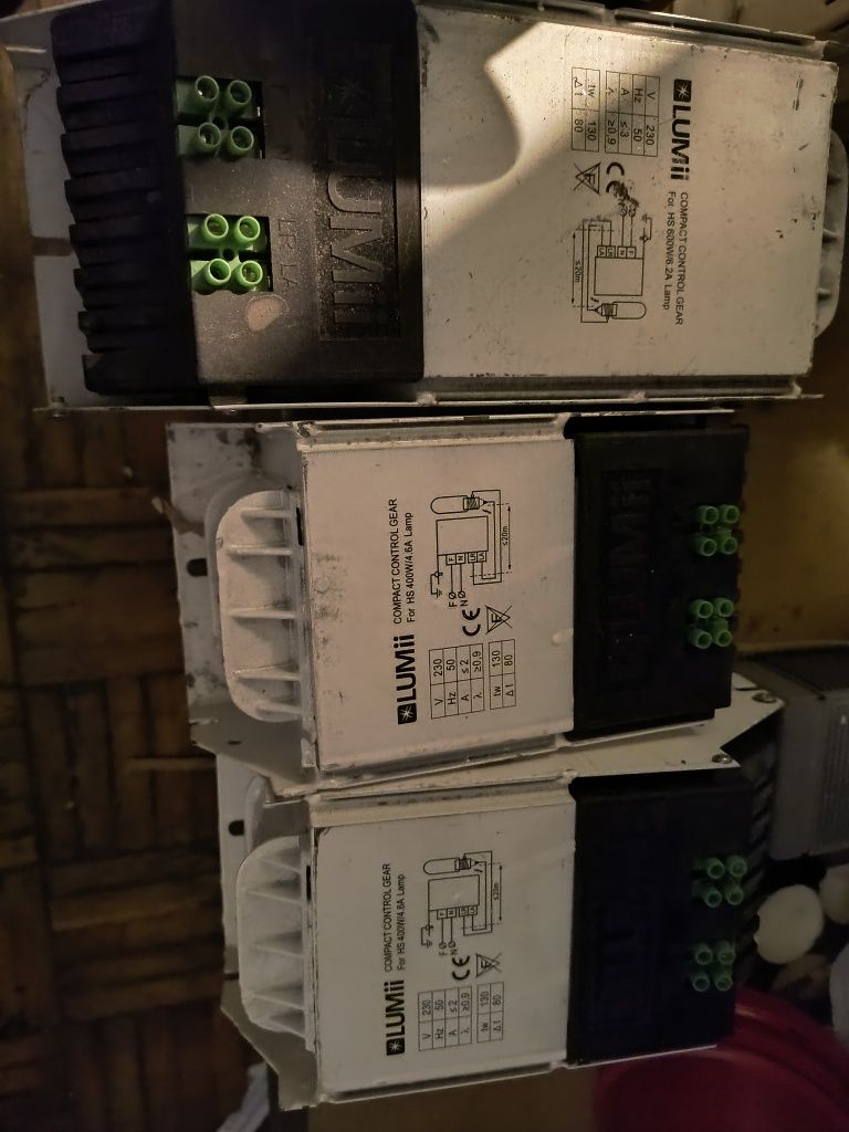 zasilacze  lampy hps  mh układ zapłonowy  600w 400w WLS sodowa