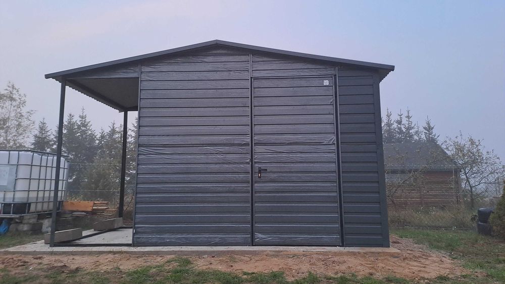 Wiata DOMEK NARZĘDZIOWY + drewutnia 1m  Akryl 3x3