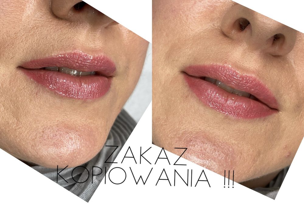 Usta Lipiec Modelki na Makijaż Permanentny Ust w Poznaniu