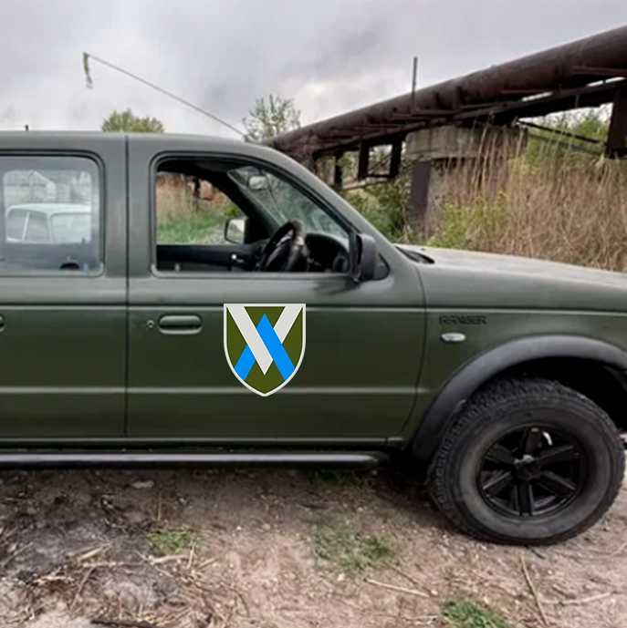 наклейки на двері авто  армійської авіації  (розмір формата А4) 2шт