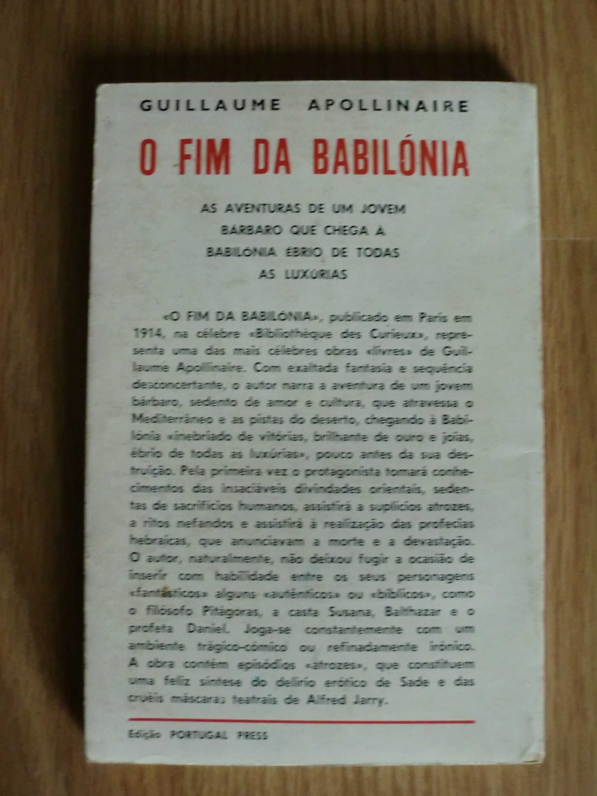 O Fim da Babilónia de Guillaume Apollinaire