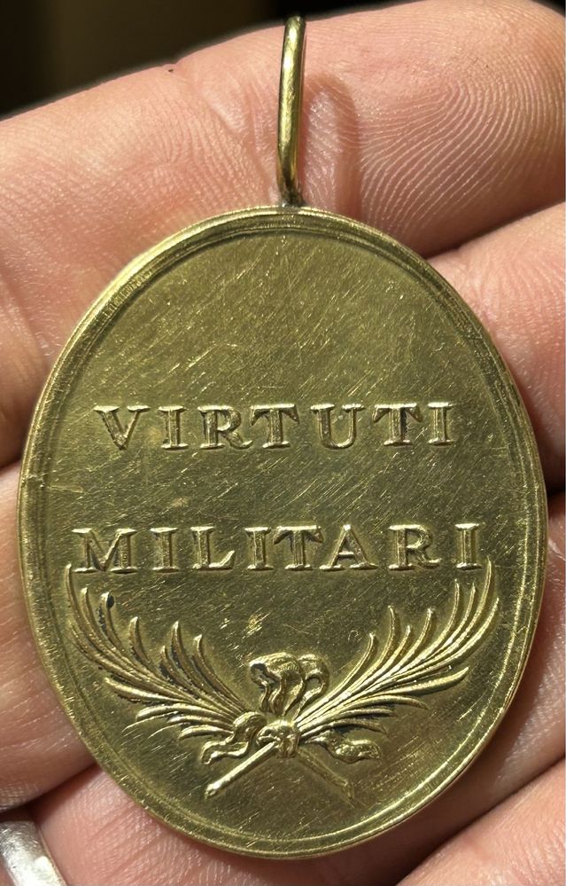Medal Virtuti Militari wersja grawerska LB według wzoru z 1792 r.