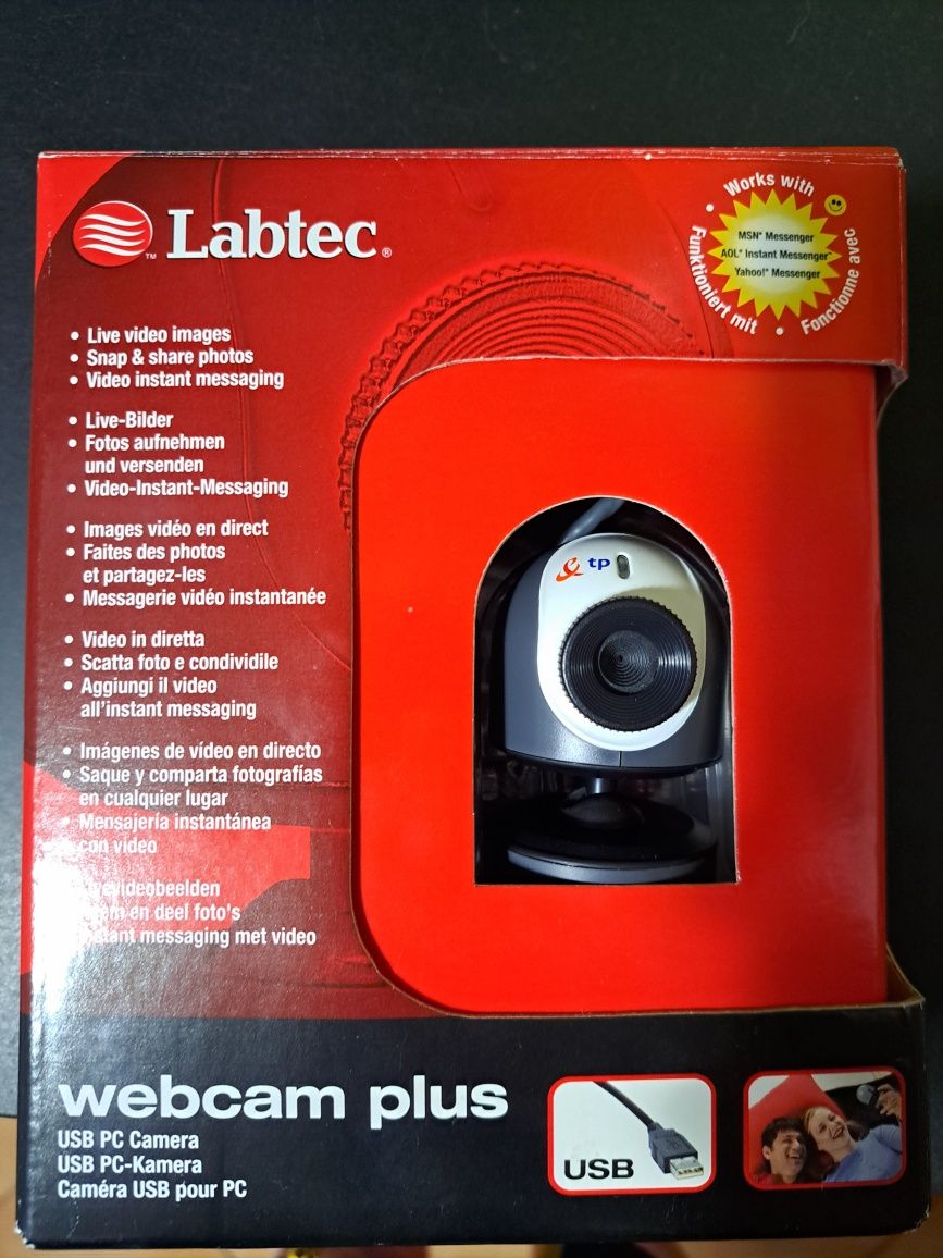 Labtec Webcam plus kamera USB PC Camera